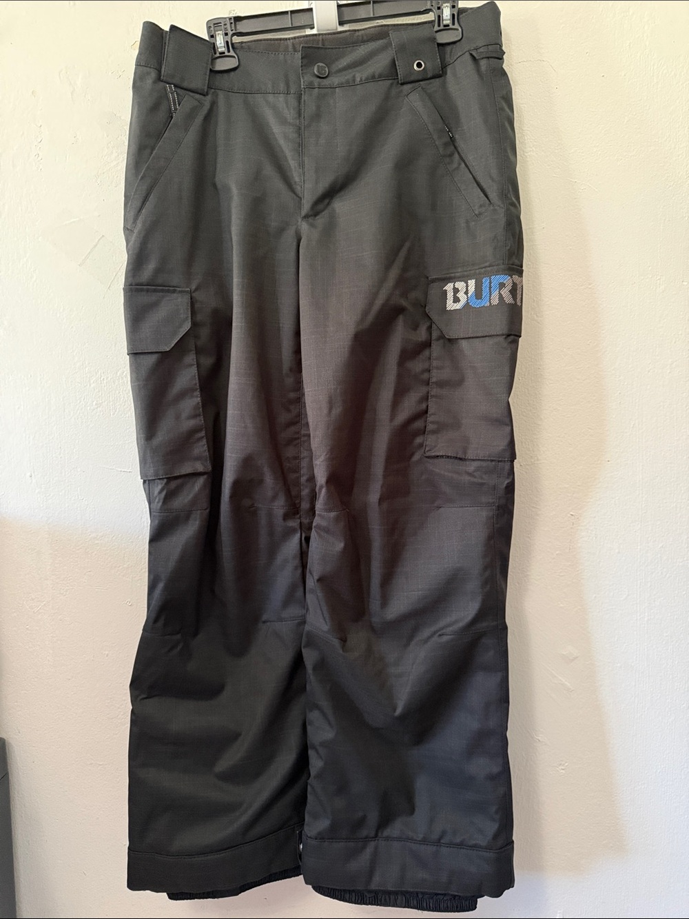 Burton DryRide Cargo Chittagong Black Snow Ski Snowboard Pants Boys XL (18)